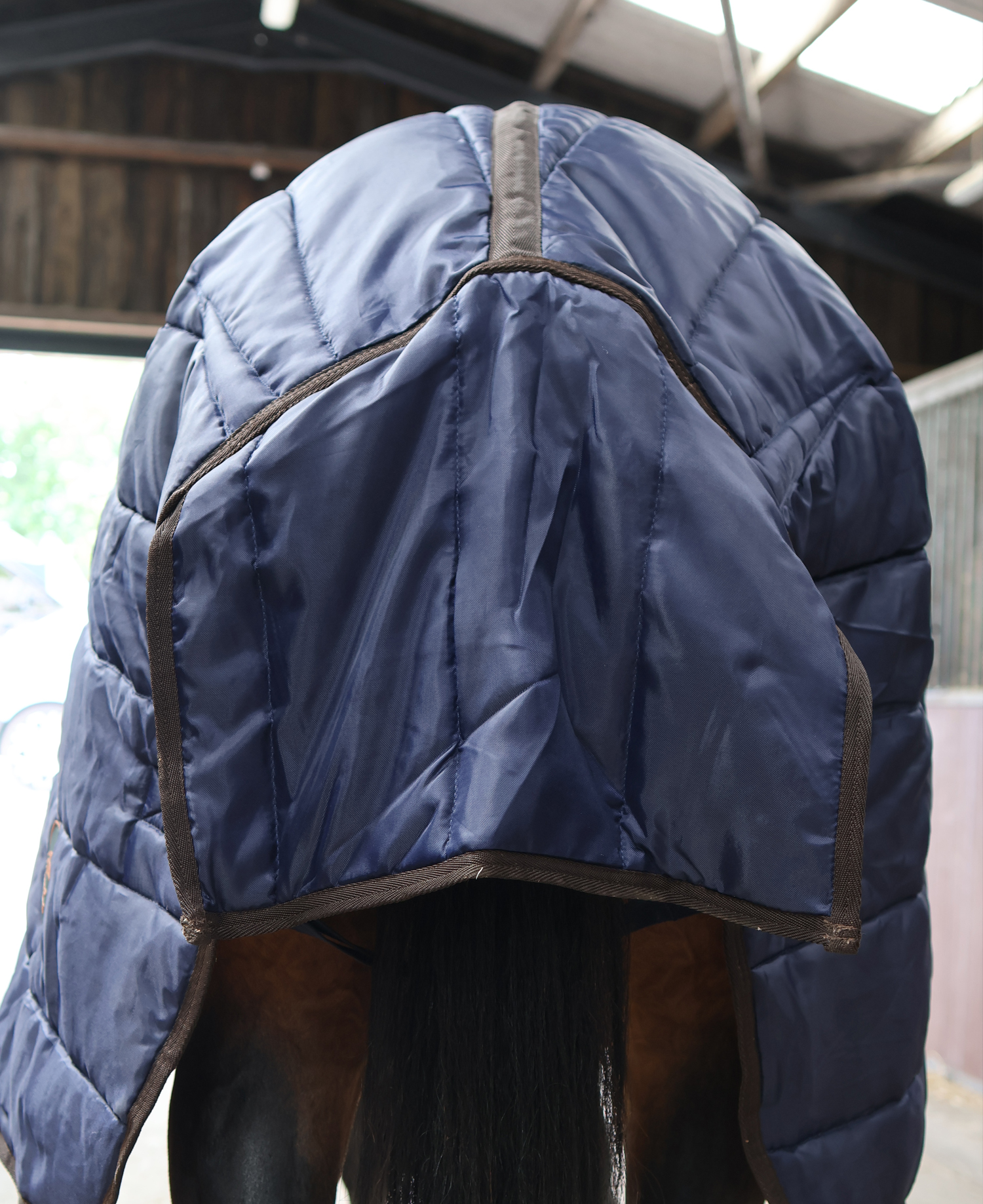 Perf Stable Rug 200g Standard Neck - Dark Navy - Image 7