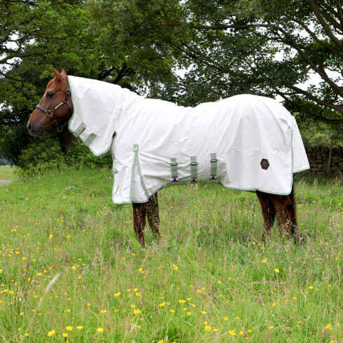 Perf Combo Sweet Itch Rug - White